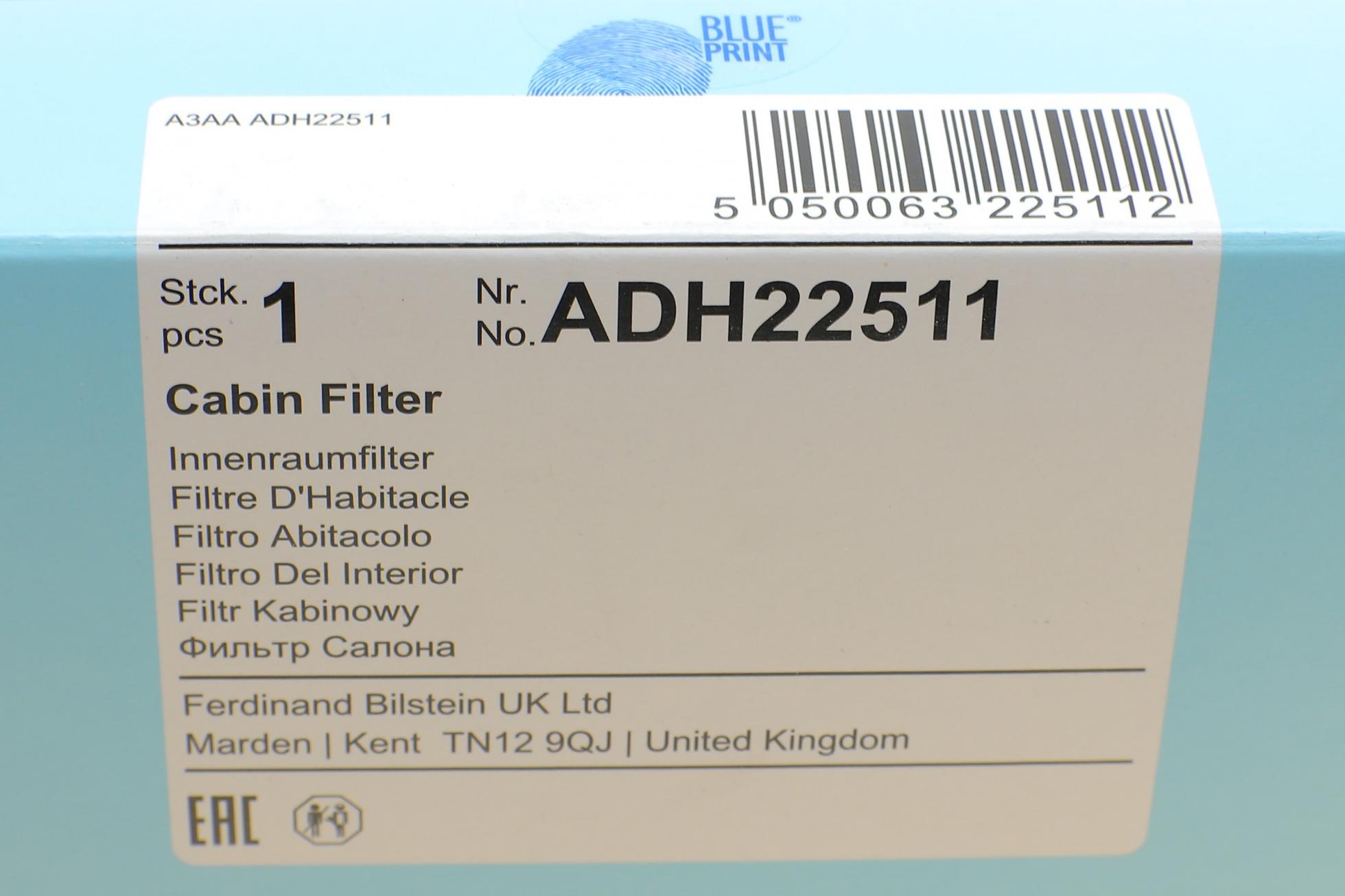 ADH22511 BLUE PRINT